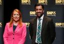 Alba MSP Ash Regan is pictured alongside outgoing first minister Humza Yousaf when the two were running for SNP leadership