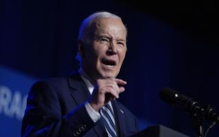 President Joe Biden delivers remarks on the CHIPS and Science Act at the Milton J. Rubenstein Museum, Thursday, April 25, 2024, in Syracuse, N.Y. (AP Photo/Evan Vucci).