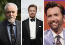 Left to right: Brian Cox, Jack Lowden and David Tennant are all up for awards at tonight's Baftas