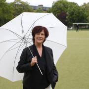 Portrait of Maureen McGonigle, founder of Scottish Women in Sport. Photograph by Colin Mearns.