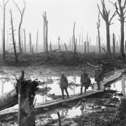 Australian troops, Third Battle of Ypres (Passchendaele), 29 October 1917