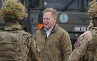 Defence Secretary Grant Shapps said protests outside arms factories were misguided