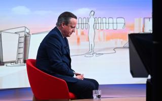 David Cameron said the UK will not suspend arms sales to Israel