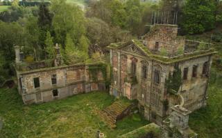Mavisbank House has been derelict since it was gutted by a fire 50 years ago