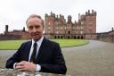 The Duke of Buccleuch outside Drumlanrig Castle following the recovery of a Â£15m Leonardo da Vinci painting, The Madonna With The Yarnwinder, which was stolen the castle four years ago. PRESS ASSOCIATION Photo.  Picture date: Friday October 5