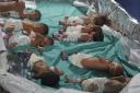 Babies in a Gaza hospital