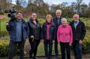 Will McKee, part of the production team at Tern TV, which makes Beechgrove Garden with members of Friends of Pittencrieff Park.