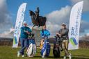 Team SSE Hydro 2018 announced at Bannockburn, Ewen Ferguson, Kelsey MacDonald and Grant Forrest were at the announcement today with the other member Robert McIntyre missing due to ill health. Pic Kenny Smith, Kenny Smith PhotographyTel 07809 450119