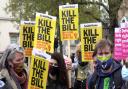 Protesters have been using the phrase 'Kill the Bill' in reference to legislation looking to give police more powers to crack down on non-violent protests