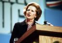 Former Tory prime minister Margaret Thatcher