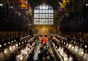 Around 800 guests gathered inside St George's Chapel at Windsor Castle