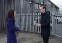 Ciaran Jenkins in a recent TV interview with Kate Forbes in Aviemore