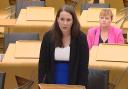 Migration minister Emma Roddick spoke in the Scottish Parliament