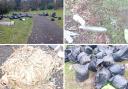 A number of bin bags stuffed with cannabis were dumped in a Glasgow cemetery, leaving locals outraged