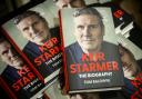 LONDON, ENGLAND - FEBRUARY 29: In this photo illustration, copies of "Keir Starmer: The Biography" by Tom Baldwin are seen on display in a branch of the Waterstones bookstore on February 29, 2024 in London, England. The first official biography