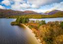 Inchmoan is one of 22 islands in Loch Lomond and has the largest beach amongst them