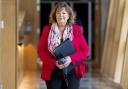 Transport Secretary Fiona Hyslop pictured before FMQs