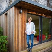 Melanie Russell’s company builds insulated garden rooms, which are used as gyms, offices and more
