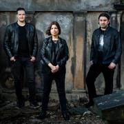 Rockifi Chief Technical Officer Greg Fyans; and Founders and Directors Felicitas Betzl and Ruaridh Currie. Alternate Corporate portrait taken on location in Edinburgh.
