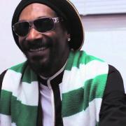 Snoop Dogg in his Celtic scarf
