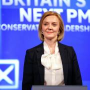 Liz Truss, the foreign secretary, appearing on Channel 4's leadership debate dressed up as Margaret Thatcher