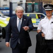 Splinter Sales said he was woken during a police raid and found Boris Johnson in his flat