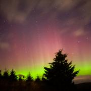The aurora borealis over Scotland. Photo: Cat Perkinton/SWNS