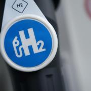 A pumping station for hydrogen-powered cars in Berlin, Germany