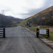 A retrospective planning application for a car park and gates at the Hopes Estate is now with East Lothian Council. Image copyright Richard Webb and licensed for reuse under Creative Commons Licence