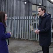 Ciaran Jenkins in a recent TV interview with Kate Forbes in Aviemore