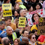 This is the first anti-monarchy protest in London since the multiple arrests made at the coronation in May