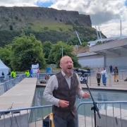 Patrick Harvie made the case for a Scottish republic outside Holyrood