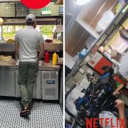 A popular Netflix series was spotted filming in Glasgow