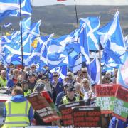 Organisers estimated that as many as 2000 people attended. All pictures: Gordon Terris
