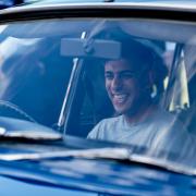 A beaming Rishi Sunak sits in Margaret Thatcher's old car ...