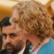 Humza Yousaf and former Greens minister Lorna Slater