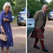 The King and Queen arrived at Crathie Kirk to remember the late Queen Elizabeth