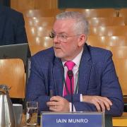 Creative Scotland chief executive Iain Munro spoke to MSPs on Thursday