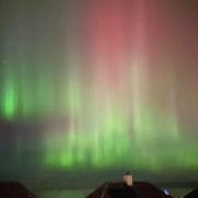 The Northern Lights lit up the skies across Scotland