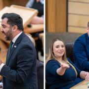 Humza Yousaf and Douglas Ross clashed during a fiery FMQs on Wednesday