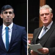 Prime Minister Rishi Sunak (left) appointed Lee Anderson the deputy chair of the Conservative party