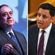 Former first minister and Alba leader Alex Salmond (left) and Scottish Labour group leader Anas Sarwar
