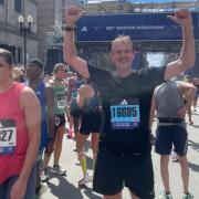 Stewart Hawthorn recently competed in the Boston Marathon