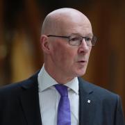 John Swinney said he was 'deeply grateful' to his family for thier support