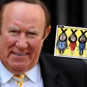 Andrew Neil shared an image from The Times depicting SNP leaders being hanged