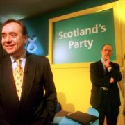 Alex Salmond pictured with John Swinney and Nicola Sturgeon in 1999