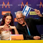 Israel's entry Eden Golan at a Eurovision press conference
