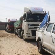 Protesters stopped aid trucks from making their way to Gaza