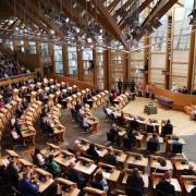 The Scottish Parliament chamber