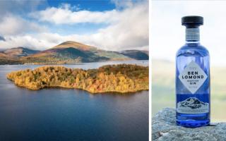The gin is inspired by the stunning scenery around Loch Lomond
